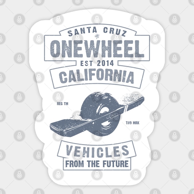 Onewheel Santa Cruz California Sticker by JakeRhodes